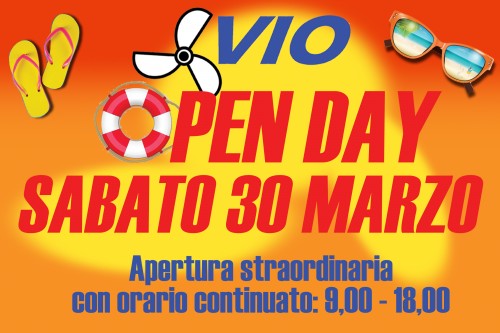 Sabato 30 Marzo: Straordinario OpenDay presso VioNautica!